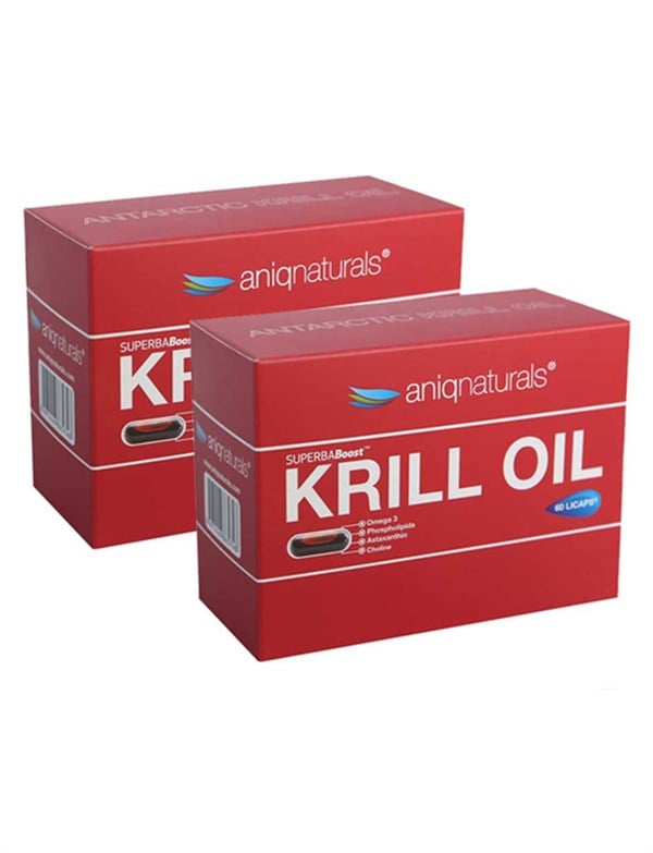 2 Adet Aniqnaturals Superba Boost Krill Oil 60 Licaps (Krill Yağı) KUTU