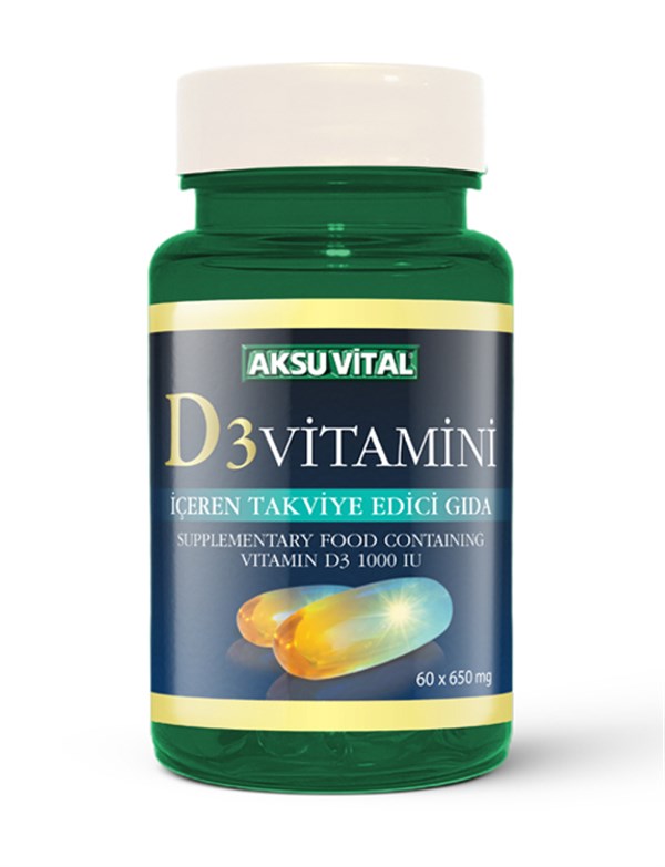 Aksu Vital Vitamin D3 60 Softjel