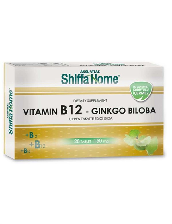 Shiffa Home Vitamin B12-Gingko Biloba Tablet