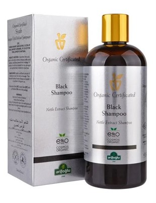Arifoğlu Organik Sertifikalı Siyah Isırgan Özlü Bitkisel Şampuan 400 ml