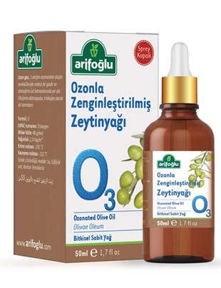Arifoğlu Ozon Yağı 50 ml ( Ozonla Zenginleştirilmiş Zeytinyağı )