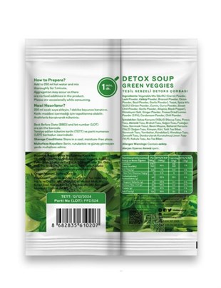 TheLifeCo Yeşil Sebzeli Detoks Çorbası 21 gr